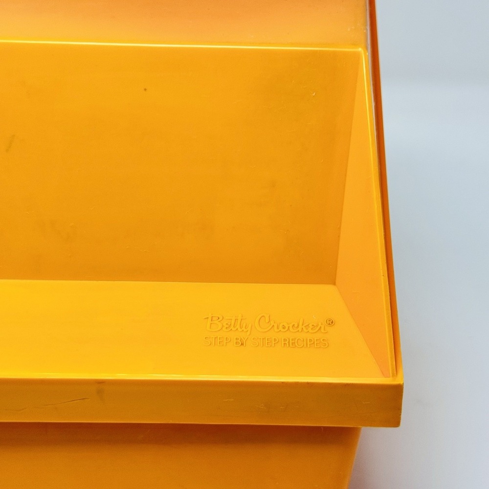 Betty Crocker 720 Recipe Card Box Set Orange Step By Step Recipes Vintage 1970s - Picture 5 of 7